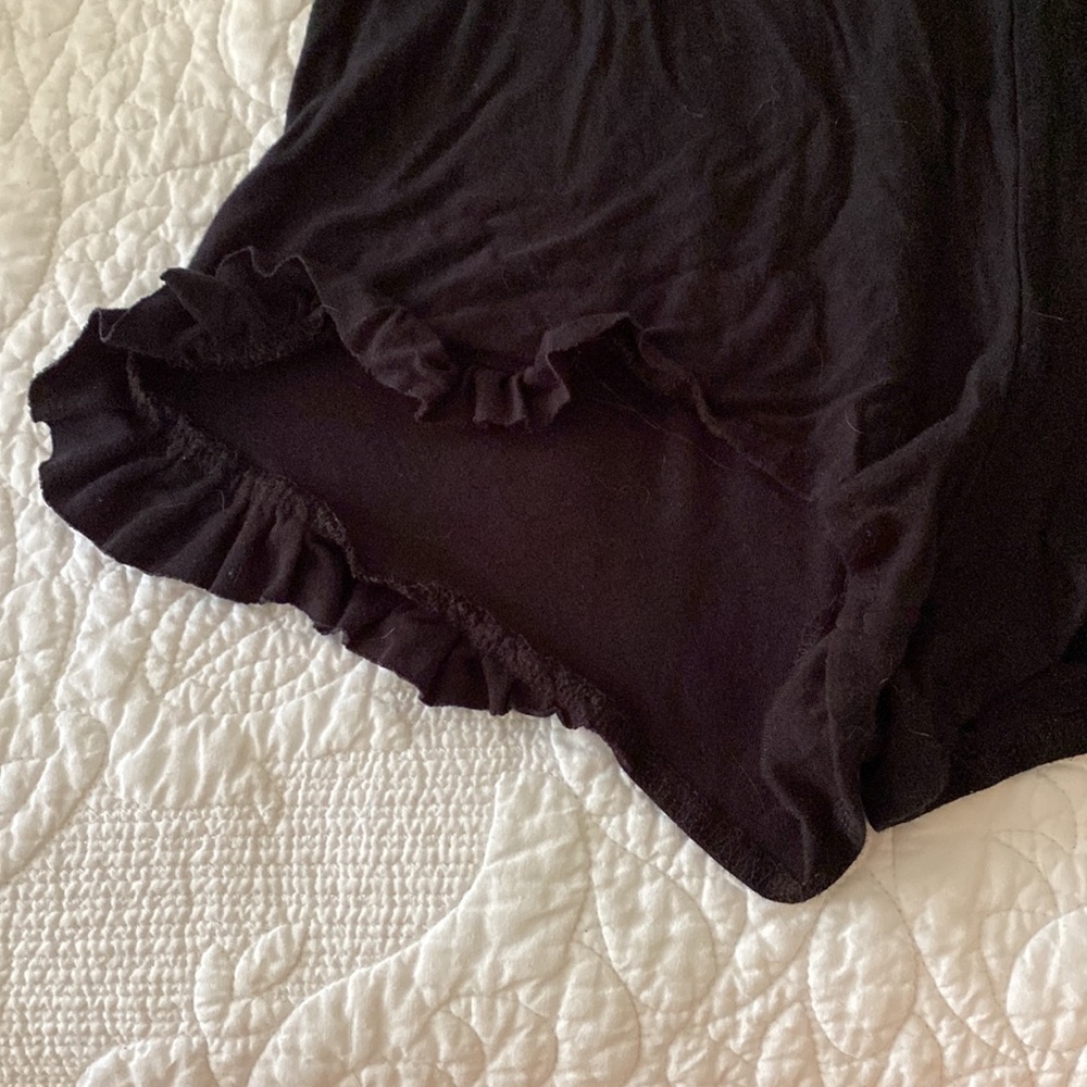 Black Ruffle Romper - Picture 2 of 4